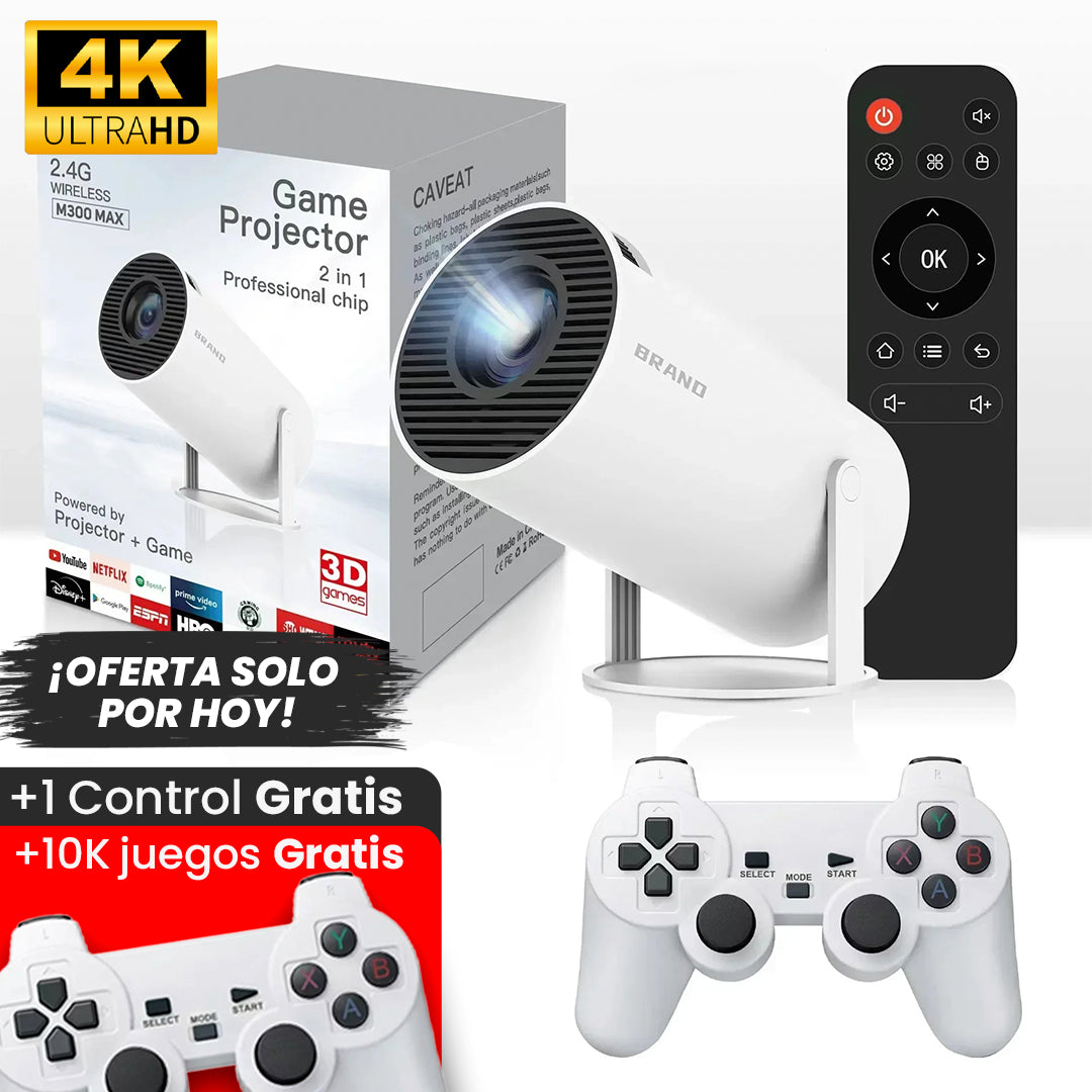Consola Proyector 2 en 1 - M300 Max 4K